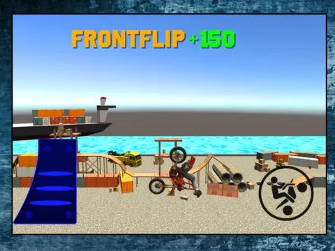Изображение игры: Motorcycle Stunt Race 3D