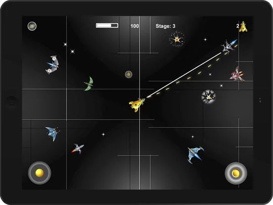 Изображение игры: Space Shooter 360°
