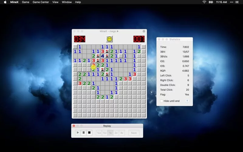 Изображение игры: MineX (Minesweeper)