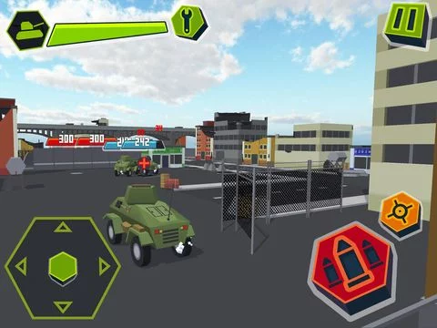 Изображение игры: Cube Tanks - Blitz War 3D