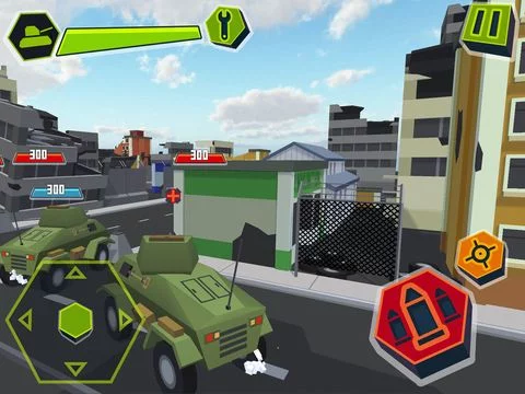 Изображение игры: Cube Tanks - Blitz War 3D