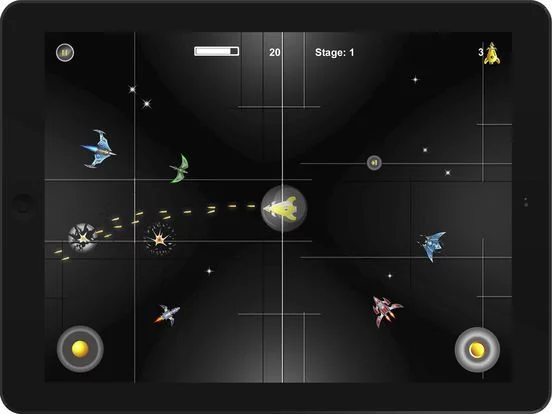 Изображение игры: Space Shooter 360°