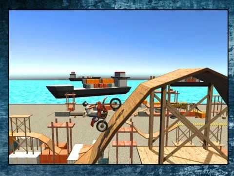 Изображение игры: Motorcycle Stunt Race 3D