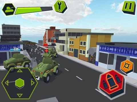 Изображение игры: Cube Tanks - Blitz War 3D