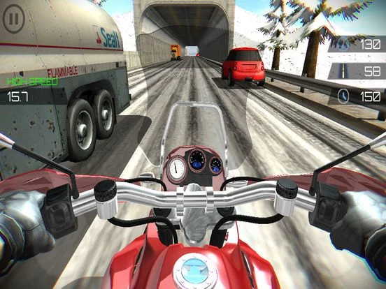 Изображение игры: Highway Moto Traffic Rider