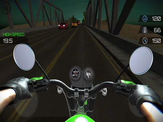 Изображение игры: Highway Moto Traffic Rider