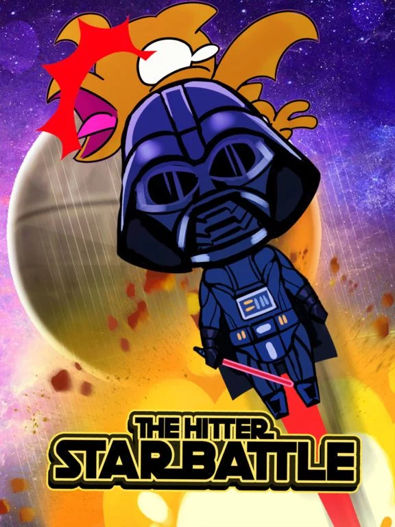 Изображение игры: Chibi Heroes Hitter on Galaxy Star Lite Game
