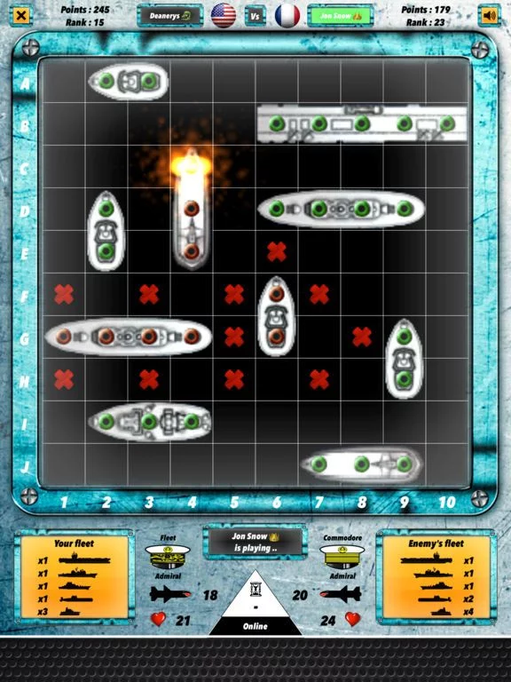 Изображение игры: Sea Battle Board Game