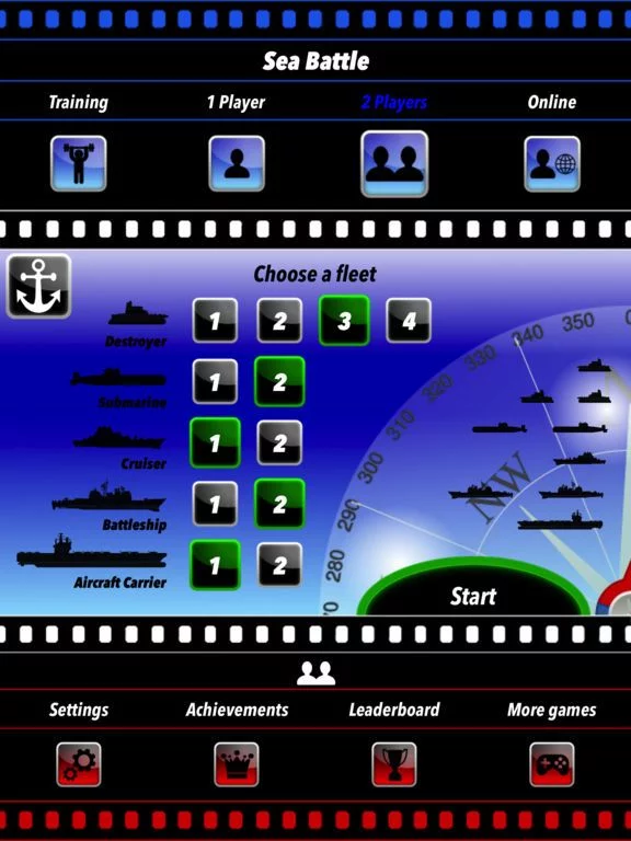 Изображение игры: Sea Battle Board Game
