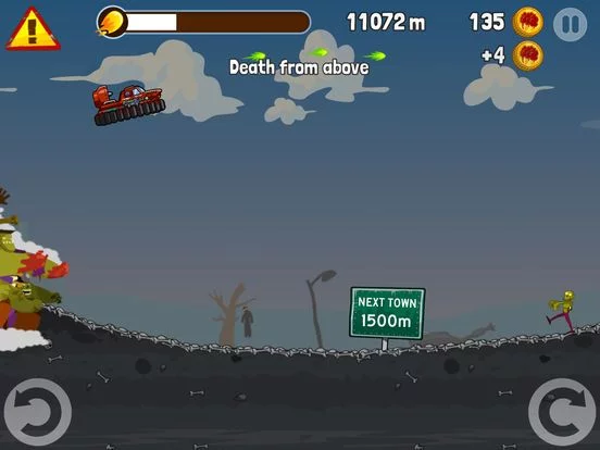 Изображение игры: Zombie Road Trip