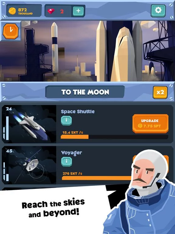 Изображение игры: Idle Skies