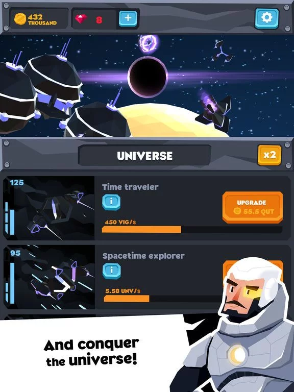 Изображение игры: Idle Skies