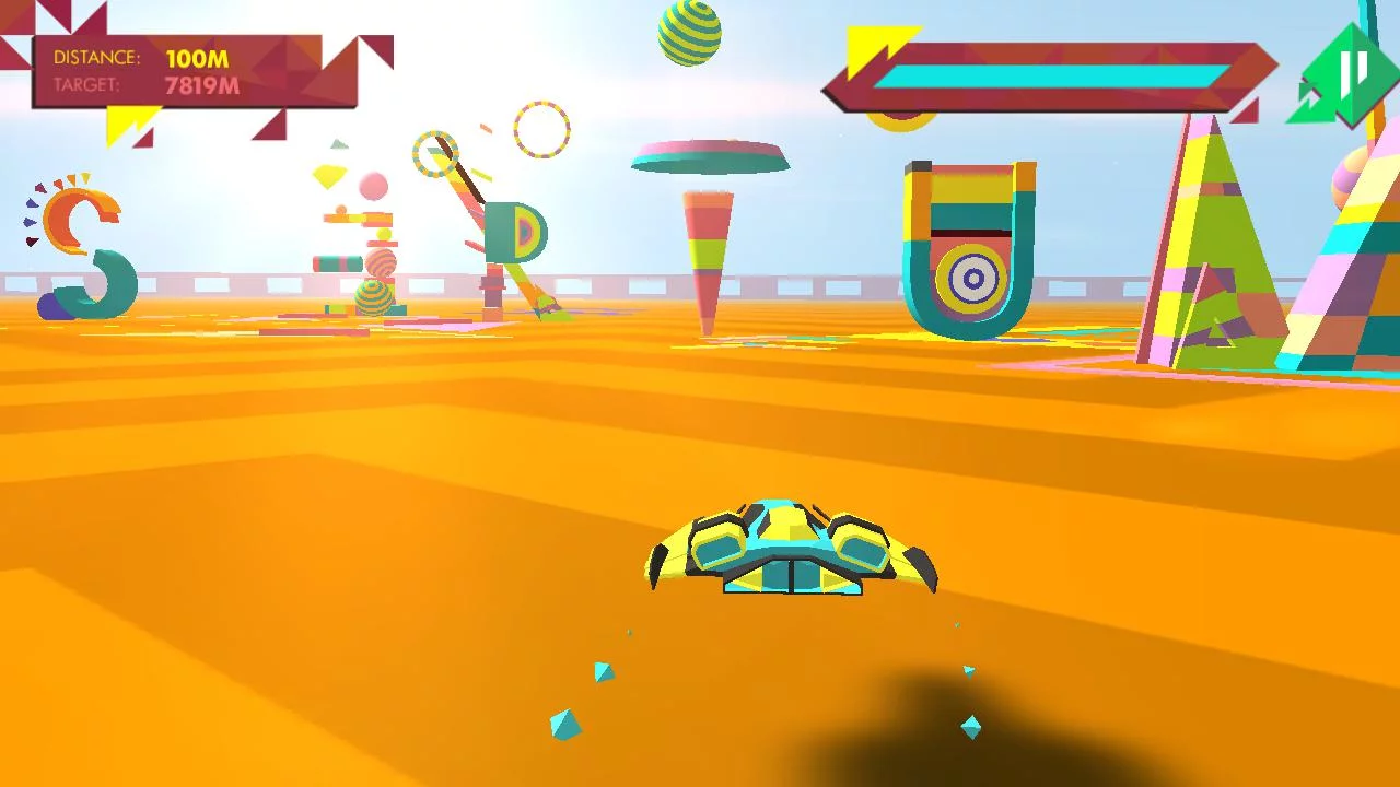 Изображение игры: Geometry Race