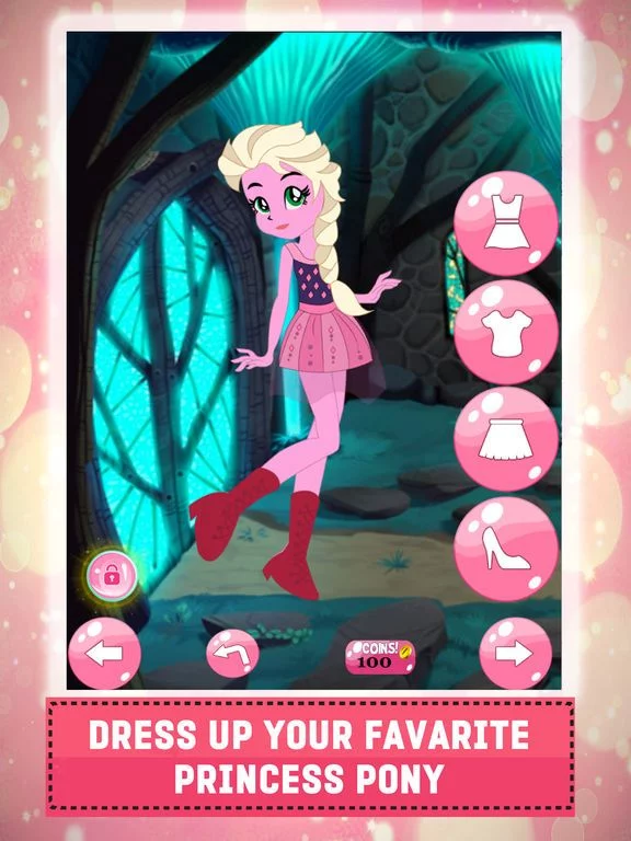 Изображение игры: Princess Pony Grand Galloping Gala Dress Up Games