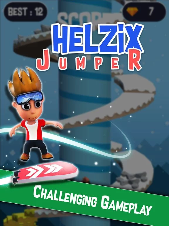 Изображение игры: Helix Jumper - Spiral Tower