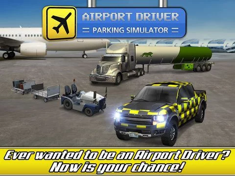 Изображение игры: Airport Trucks Car Parking Simulator - Real Driving Test Sim Racing Games