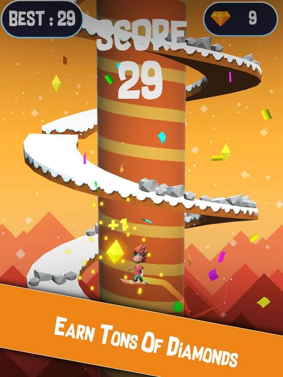 Изображение игры: Helix Jumper - Spiral Tower