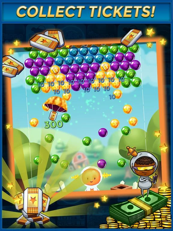 Изображение игры: Bubble Burst Cash Money App