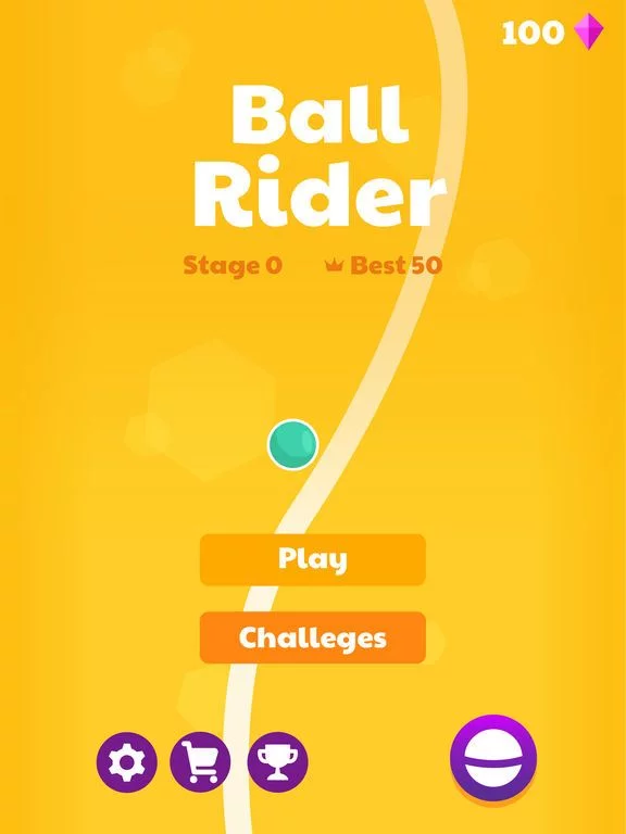 Изображение игры: Ball Rider