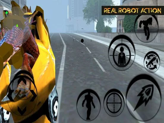 Изображение игры: Futuristic Robot Fighting War
