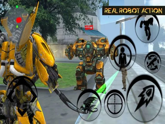 Изображение игры: Futuristic Robot Fighting War
