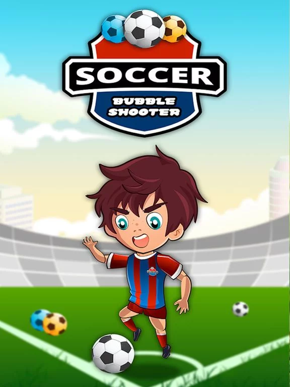 Изображение игры: Soccer Bubble Shooter