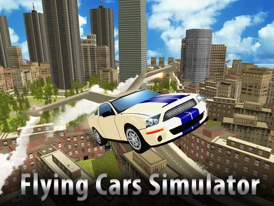 Изображение игры: Flying Car Driver Simulator 3D