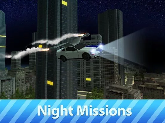 Изображение игры: Flying Car Driver Simulator 3D