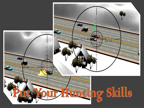 Изображение игры: Sniper Blast Traffic Hunter