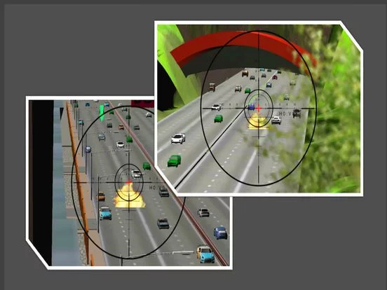 Изображение игры: Sniper Blast Traffic Hunter