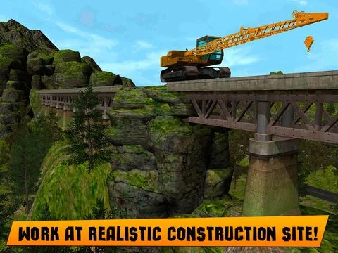 Изображение игры: Bridge Builder: Crane Driving Simulator 3D