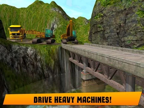 Изображение игры: Bridge Builder: Crane Driving Simulator 3D