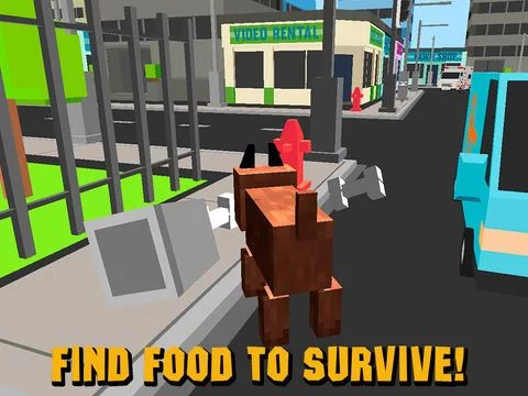 Изображение игры: Cube World: Dog Simulator 3D