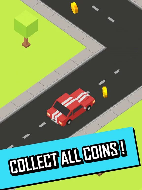 Изображение игры: Pixel ZigZag Cars 3D