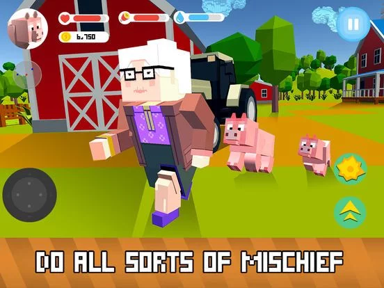 Изображение игры: Blocky Animals World