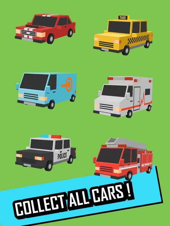 Изображение игры: Pixel ZigZag Cars 3D