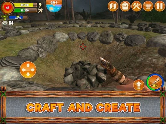 Изображение игры: Lost Island Survival Sim 2