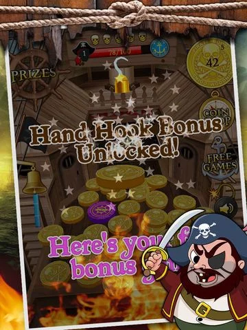 Изображение игры: Kingdom Coins HD Pirate Booty Edition - Dozer of Coins Arcade Game