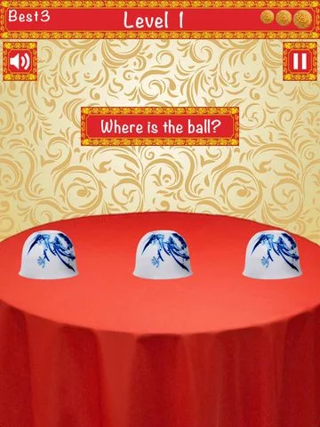 Изображение игры: Ball and Cups