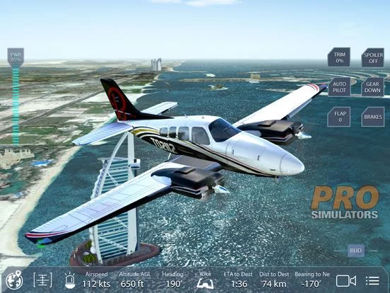Изображение игры: Pro Flight Simulator Dubai 4K