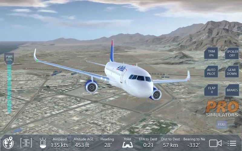 Изображение игры: Pro Flight Simulator Dubai Premium