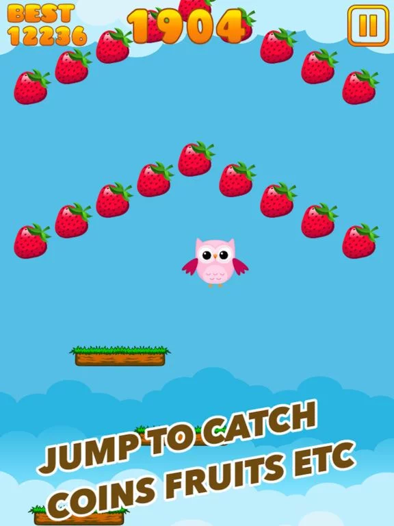 Изображение игры: Owl Jump