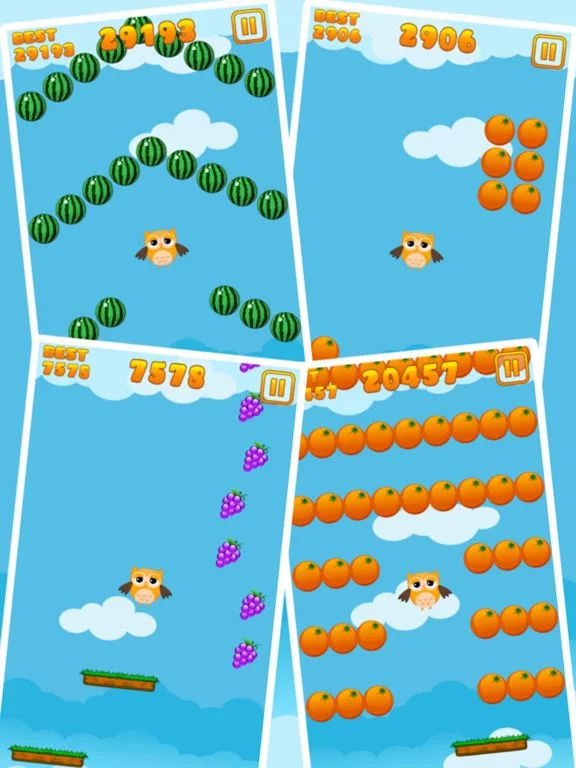 Изображение игры: Owl Jump
