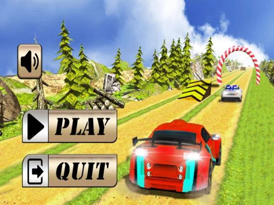 Изображение игры: Hillside Car Drive 3D