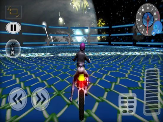 Изображение игры: Expert Space Bike Ride 3D