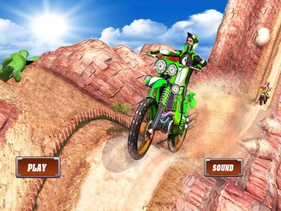 Изображение игры: Desert Bike Stunt 2018
