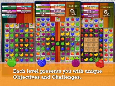 Изображение игры: Fruit Drops - Match three puzzle game