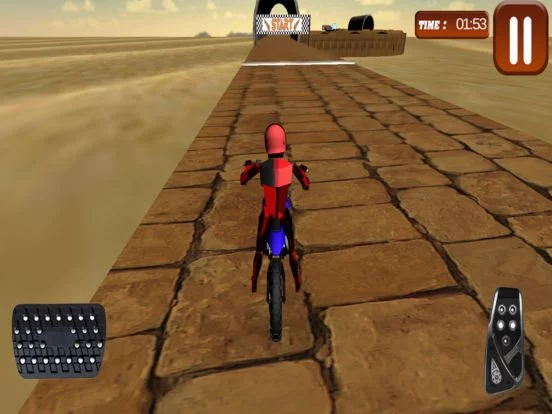 Изображение игры: Desert Bike Stunt 2018
