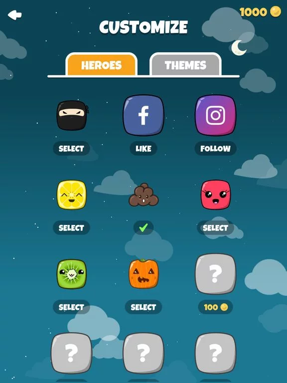 Изображение игры: Falling Hero !