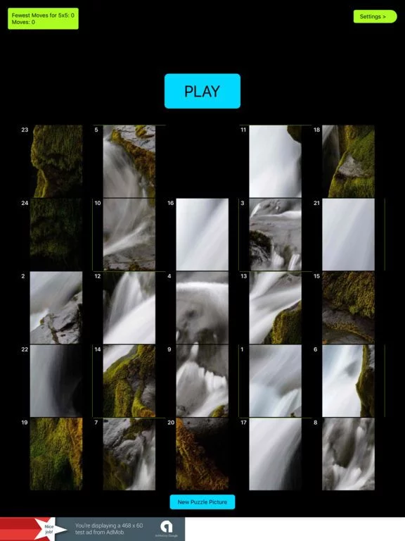 Изображение игры: Picture Sliding Block Puzzle